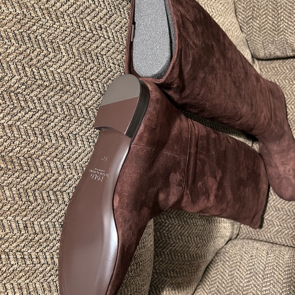 Ralph Lauren Suede Knee - High Flat Boot - Picture 5 of 11